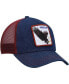 Фото #4 товара Тракерская кепка Гурин Бразерс "The Freedom Eagle" для мужчин, сине-бордовая
