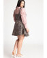 Фото #2 товара Платье женское ELOQUII Flare Tweed Mini Jumper