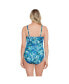 ფოტო #2 პროდუქტის Women's ShapeSolver Shirred Bodice One-Piece Swimsuit