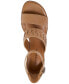 Фото #8 товара Women's Serenay Strappy Woven Block-Heel Sandals