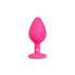 Фото #2 товара Анальная втулка EasyToys Crystal Plug Medium - розовая