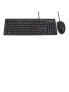 Фото #1 товара V7 Washable Antimicrobial Keyboard & Mouse Combo - USB - Optical - IP68Spec - Waterproof - Full-size (100%) - USB - Black - Mouse included