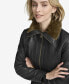 ფოტო #2 პროდუქტის Women's Evie Aviator-Style Leather Jacket