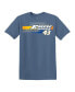 ფოტო #3 პროდუქტის Men's Blue Erik Jones allegiant Car T-shirt