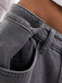 Фото #2 товара ASOS DESIGN premium wide leg jean with soft pleats in grey