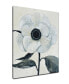 Фото #2 товара 'Elegant Poppy II' White Floral Canvas Wall Art, 30x20"