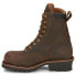 Фото #3 товара Chippewa Valdor 8 Inch Waterproof Composite Toe Work Mens Brown Work Safety Sho