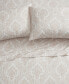 Фото #2 товара Постельный комплект из фланели Tahari home Damask 100% хлопок, 4 шт., на двуспальную кровать