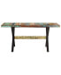 Фото #2 товара Dining Table 63"x31.5"x29.9" Solid Reclaimed Wood
