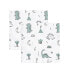 BIMBIDREAMS Dinos Set 2 60X60 cm Gauze