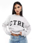 The Couture Club varisty sweatshirt in grey marl grau, XS - фото #1