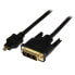 Фото #2 товара StarTech.com 6ft (2m) Micro HDMI to DVI Cable - Micro HDMI to DVI Adapter Cable - Micro HDMI Type-D Device to DVI-D Single Link Monitor/Display/Projector Video Converter Cord - Durable - 2 m - Micro-HDMI - DVI-D - Male - Male - Straight
