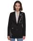 Women's Embellished Button-Front Blazer