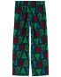 Kid Christmas Tree Pull-On Fleece Pajama Pants 6