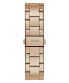 Фото #4 товара Guess Damen Armbanduhr Cubed roségold, braun 40 mm GW0607L3