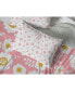 Cutout Floral 100% Organic Cotton Twin Bed Set