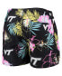 ფოტო #2 პროდუქტის Men's Black Virginia Tech Hokies Neon Floral Swim Trunks