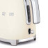 Фото #8 товара SMEG electric kettle KLF03CREU (Cream) - 1.7 L - 2400 W - Cream - Plastic - Stainless steel - Water level indicator - Overheat protection