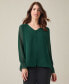 ფოტო #4 პროდუქტის Women's Layered Blouse