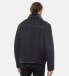 Men's Leather Banded Sheepskin Casual Jacket, Black Suede with Brissa Wool