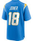 Фото #2 товара Men's Charlie Joiner Powder Blue Los Angeles Chargers Game Retired Player Jersey