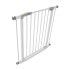 Фото #25 товара Hauck Clear Step Autoclose Safety Gate for Widths 75-80 cm, Ultra Flat Threshold, Automatic Closing Mechanism, No Drilling, One-Handed Opening, Metal, White