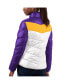 ფოტო #2 პროდუქტის Women's White, Purple Minnesota Vikings New Star Quilted Full-Zip Jacket