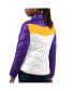 Women's White, Purple Minnesota Vikings New Star Quilted Full-Zip Jacket