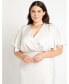 Фото #3 товара ELOQUII Plus Size Kimono Sleeve Maxi Dress - 28, Pink