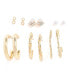 Фото #1 товара Women's Pack Of 6 Multi-Layer Earrings