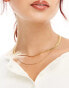 Фото #3 товара Lost Souls stainless steel multi chain necklaces in 18k gold plated