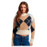 Фото #1 товара SUPERDRY Boxy Pattern Round Neck Sweater
