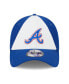Фото #1 товара Men's White and Royal Atlanta Braves 2023 City Connect 39THIRTY Flex Fit Hat