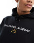 Cotton On relaxed seam detail hoodie with Basquiat art print