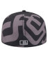 Фото #2 товара Men's Black San Diego Padres Logo Fracture 59FIFTY Fitted Hat