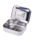Фото #1 товара Stainless Steel Bento Lunch Box 2 Sections