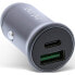 Фото #1 товара InLine USB car charger power-adapter power delivery - USB-A + USB-C - grey