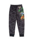 ფოტო #4 პროდუქტის Boys Pullover Pajama Shirt and Pants Sleep Set to Grave Digger El Toro Loco Megalodon