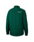 Men's Green Michigan State Spartans Detonate Quilted Full-Snap Jacket