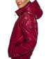 Women's Diamond Quilted Hooded Puffer Coat