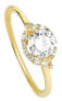 Фото #1 товара Glamorous Yellow Gold Engagement Ring 229 001 00804