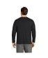 ფოტო #2 პროდუქტის Big & Tall Knit Rib Pajama Henley T-Shirt