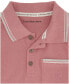 ფოტო #3 პროდუქტის Little Boys Monogram Pocket Pique Short Sleeve Polo Shirt and Twill Shorts, 2 Piece Set