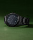 Men's Odyssey II Black Stainless Steel Bracelet Watch 40mm