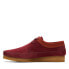 Фото #9 товара Clarks Weaver 26168629 Mens Burgundy Suede Oxfords & Lace Ups Casual Shoes