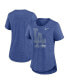 Фото #2 товара Women's Heather Royal Los Angeles Dodgers Touch Tri-Blend T-shirt