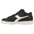 Фото #6 товара Diadora Game L Waxed Row Cut Lace Up Sneaker Mens Black Sneakers Casual Shoes 17