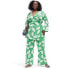 Women's High Waisted Ginkgo Green Flare Pants - DVF 1X