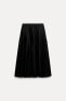 Zw collection box pleat skirt