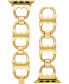 Фото #1 товара Gold-Tone Stainless Steel Gemini Link Bracelet For Apple Watch® 38mm/40mm